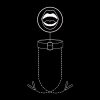 218917 b O Ring Gag con pinzette per capezzoli