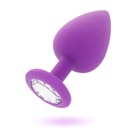 Plug viola con diamantino