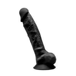 SD_22019 Dildo realistico con scroto nero