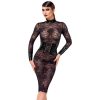 F375 Abito 3/4 pizzo e vinile