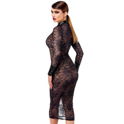 F376 B Abito in pizzo