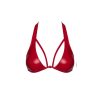 Reggiseno ecopelle rosso