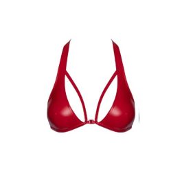Reggiseno ecopelle rosso