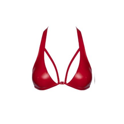 Reggiseno ecopelle rosso